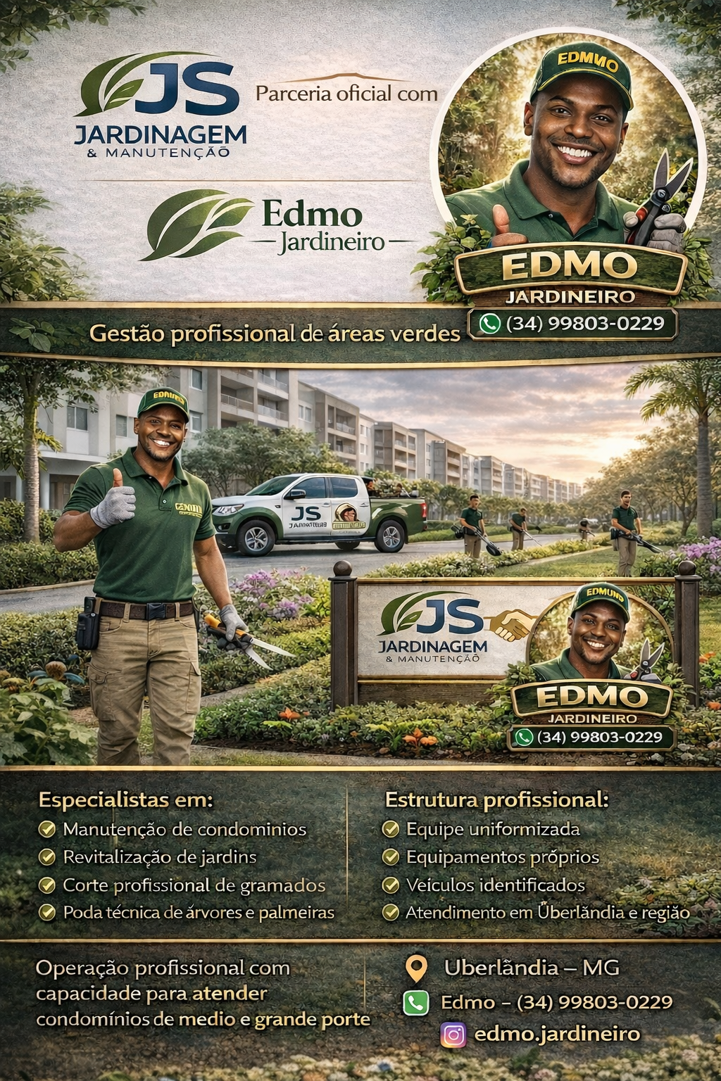 Flyer Edmo e JS